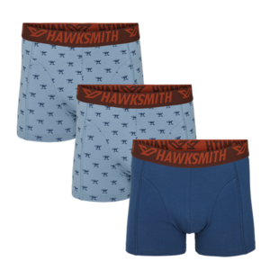 Tilbud - Hawksmith Mens Boxer -  Pakke 3 stk,  Str Medium